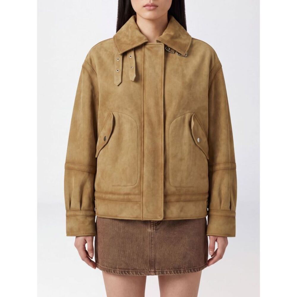 Ermanno Scervino Women Ermanno Scervino Short Suede Jacket With Classic Collar